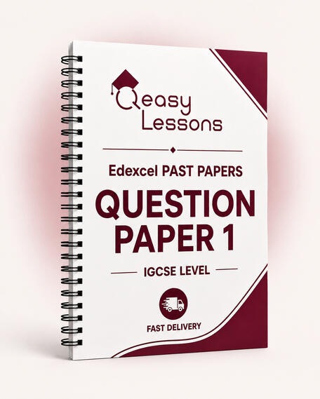 Qeasy Lessons Edexcel IGCSE past papers questions booklet, Paper 1